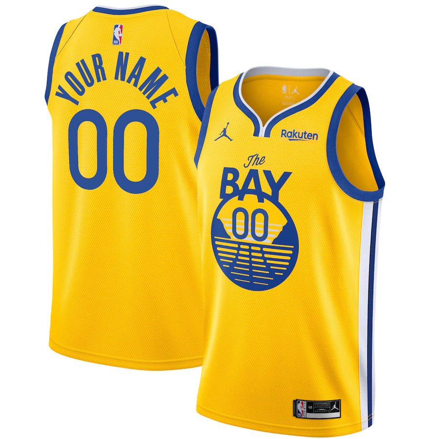 CUSTOM GOLDEN STATE WARRIORS STATEMENT JERSEY - Prime Reps