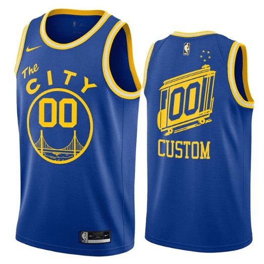 CUSTOM GOLDEN STATE WARRIORS THROWBACK JERSEY - Prime Reps