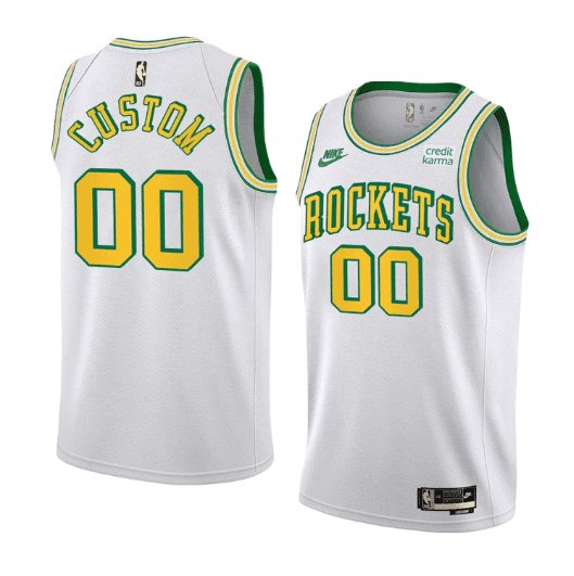 CUSTOM HOUSTON ROCKETS 2022-23 CLASSIC JERSEY - Prime Reps