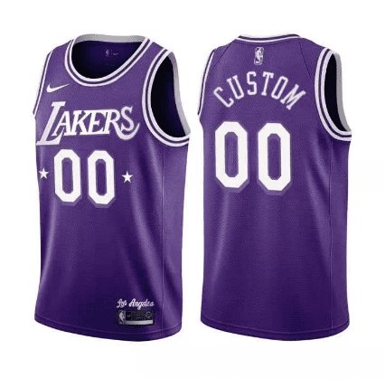CUSTOM LOS ANGELES LAKERS 2021-22 CITY EDITION JERSEY - Prime Reps