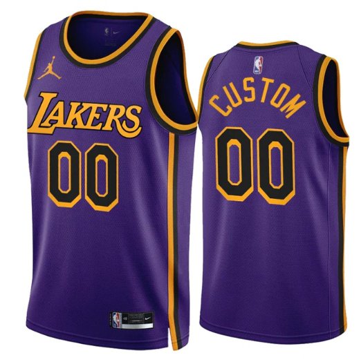 CUSTOM LOS ANGELES LAKERS 2022-23 STATEMENT JERSEY - Prime Reps