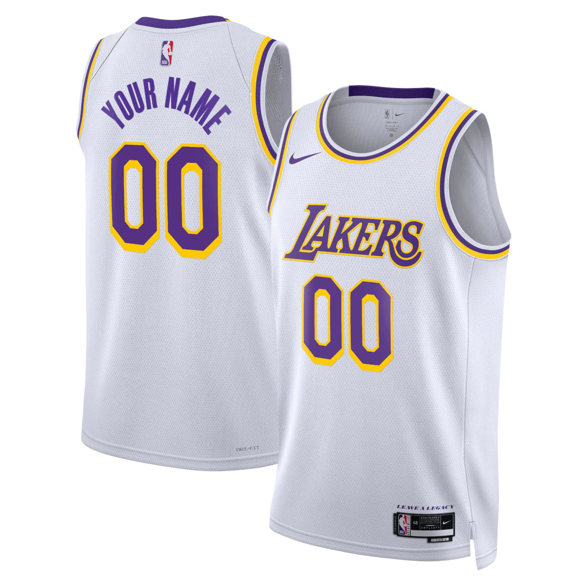 CUSTOM LOS ANGELES LAKERS ASSOCIATION JERSEY - Prime Reps