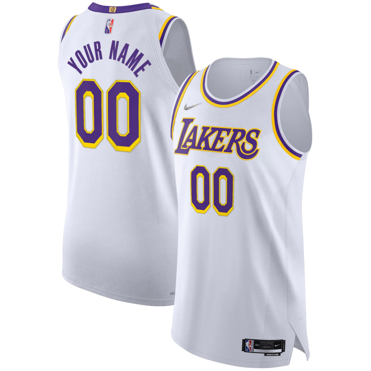 CUSTOM LOS ANGELES LAKERS KIDS ASSOCIATION JERSEY - Prime Reps