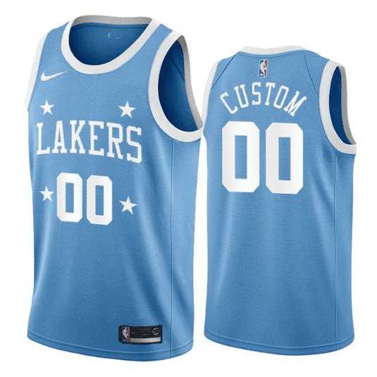 CUSTOM LOS ANGELES LAKERS THROWBACK JERSEY - Prime Reps