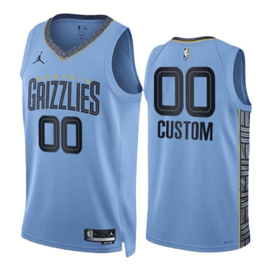 CUSTOM MEMPHIS GRIZZLIES 2022-23 STATEMENT JERSEY - Prime Reps