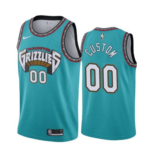 CUSTOM MEMPHIS GRIZZLIES THROWBACK JERSEY - Prime Reps