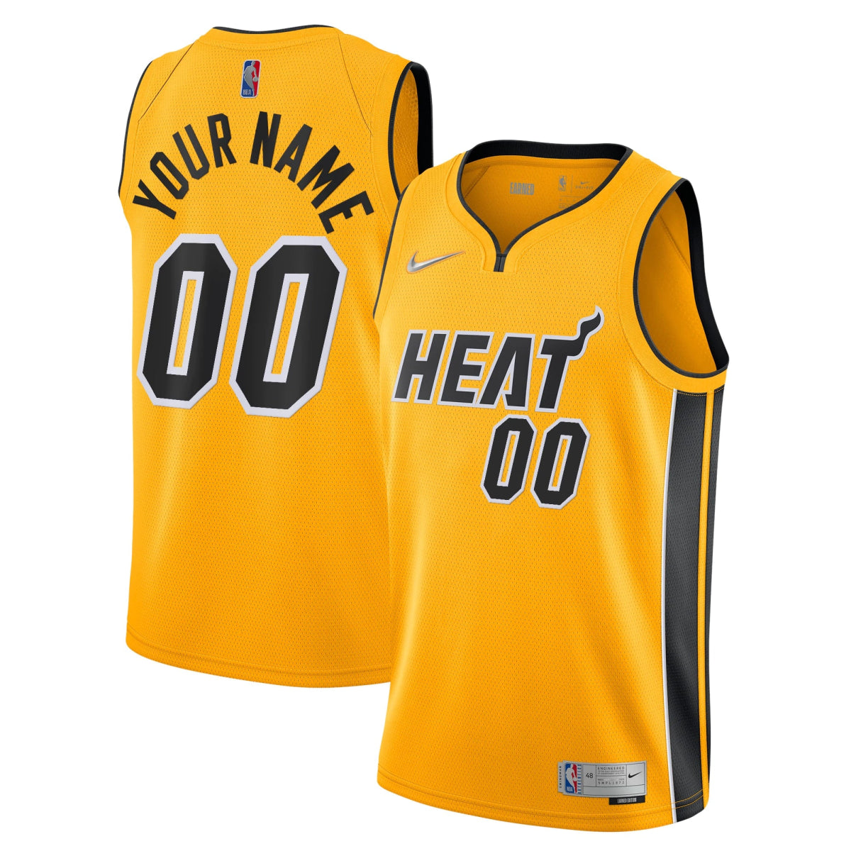 CUSTOM MIAMI HEAT 2020-21 EARNED EDITION JERSEY - Prime Reps