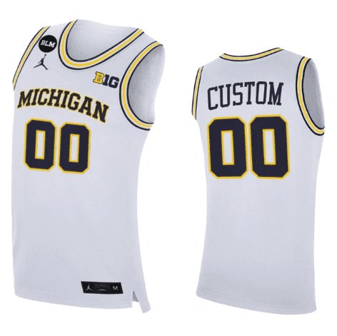 CUSTOM MICHIGAN WOLVERINES COLLEGE JERSEY - Prime Reps