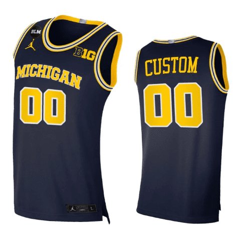CUSTOM MICHIGAN WOLVERINES COLLEGE JERSEY - Prime Reps