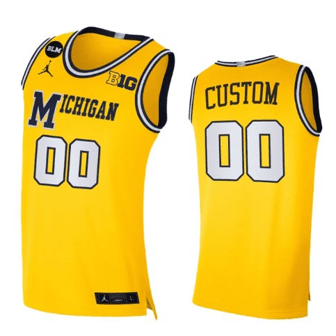 CUSTOM MICHIGAN WOLVERINES COLLEGE JERSEY - Prime Reps