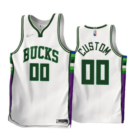 CUSTOM MILWAUKEE BUCKS 2021-22 CITY EDITION JERSEY - Prime Reps