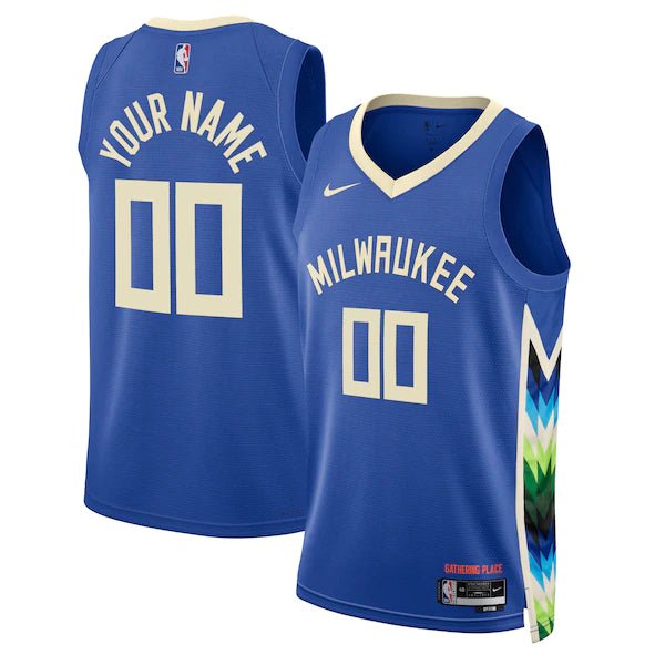 CUSTOM MILWAUKEE BUCKS 2022-23 CITY EDITION JERSEY - Prime Reps