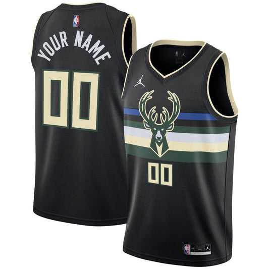 CUSTOM MILWAUKEE BUCKS STATEMENT JERSEY - Prime Reps