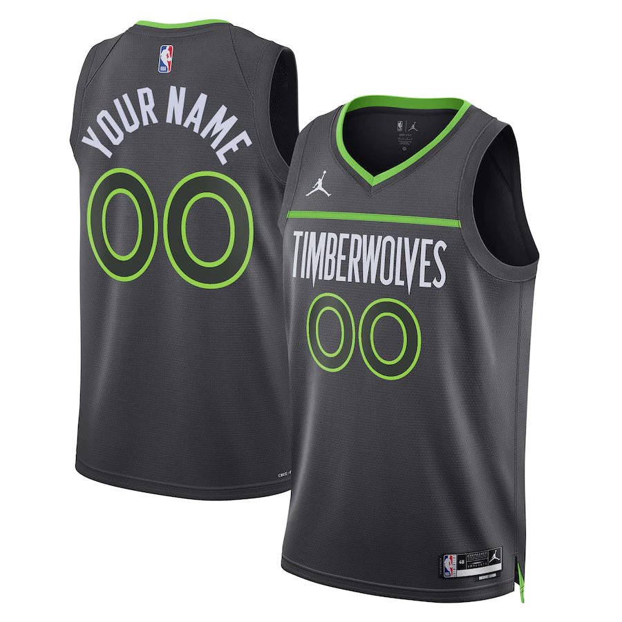CUSTOM MINNESOTA TIMBERWOLVES 2022-23 STATEMENT JERSEY - Prime Reps