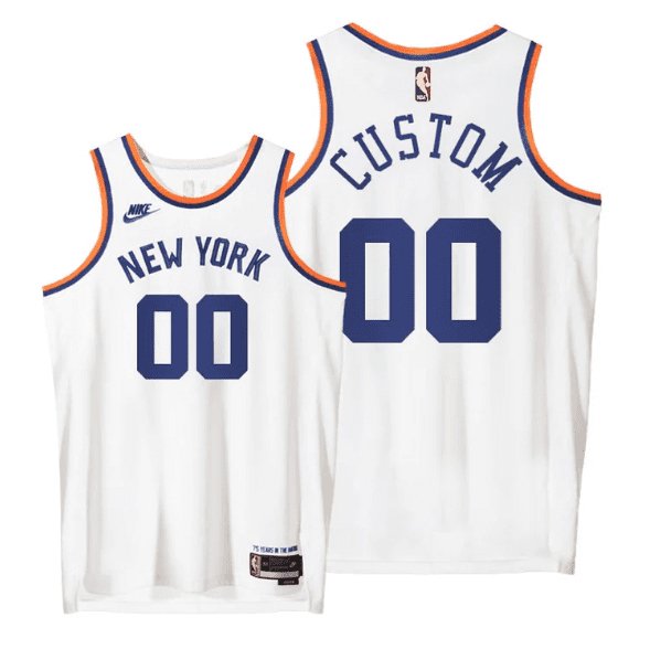 CUSTOM NEW YORK KNICKS 75TH ANNIVERSARY JERSEY - Prime Reps