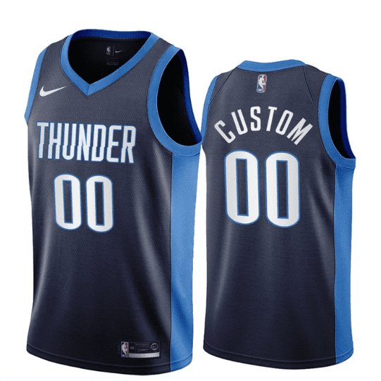 CUSTOM OKLAHOMA CITY THUNDER 2020-21 EARNED EDITION JERSEY - Prime Reps