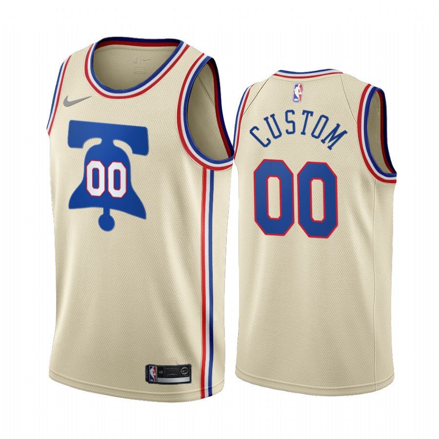 CUSTOM PHILADELPHIA 76ERS 2020-21 EARNED EDITION JERSEY - Prime Reps