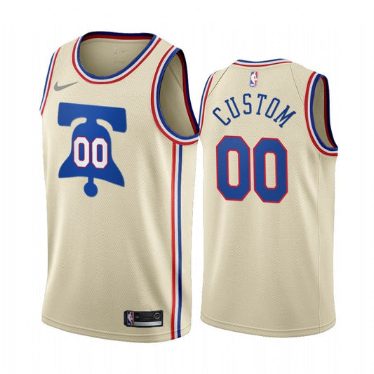 CUSTOM PHILADELPHIA 76ERS 2020-21 EARNED EDITION JERSEY - Prime Reps