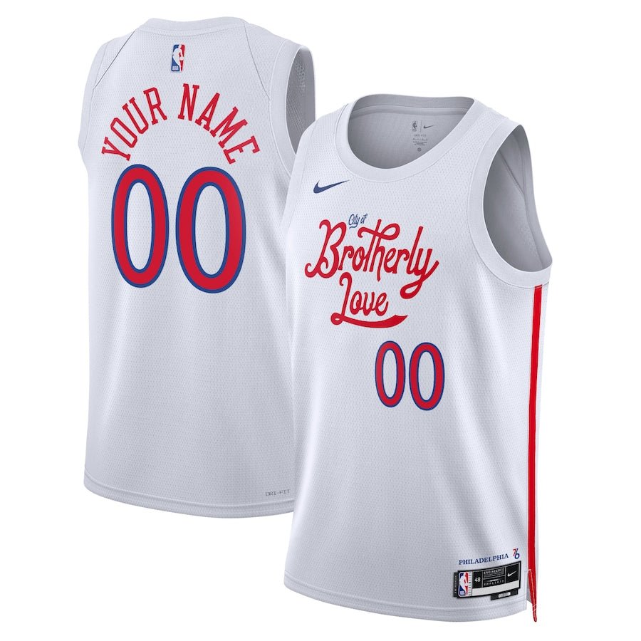 CUSTOM PHILADELPHIA 76ERS 2022-23 CITY EDITION JERSEY - Prime Reps