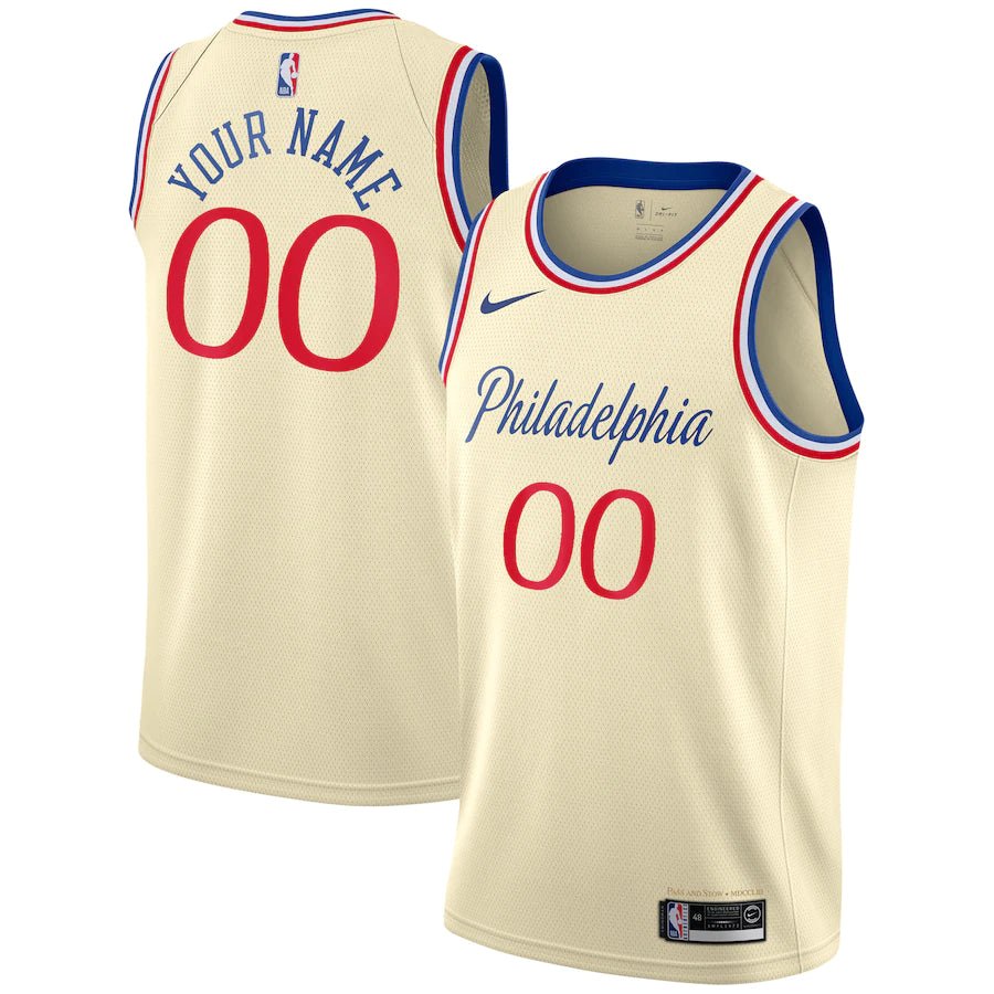 CUSTOM PHILADELPHIA 76ERS CITY EDITION JERSEY - Prime Reps