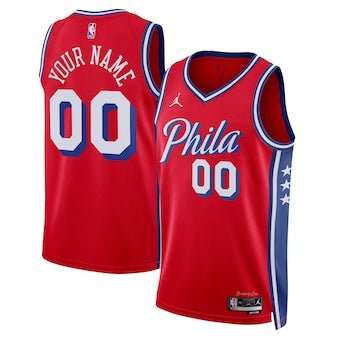 CUSTOM PHILADELPHIA 76ERS STATEMENT JERSEY - Prime Reps