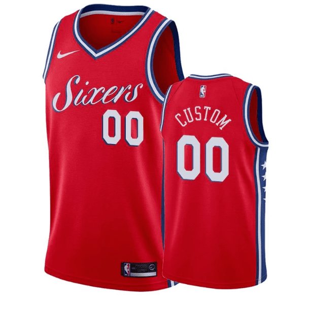 CUSTOM PHILADELPHIA 76ERS STATEMENT JERSEY - Prime Reps