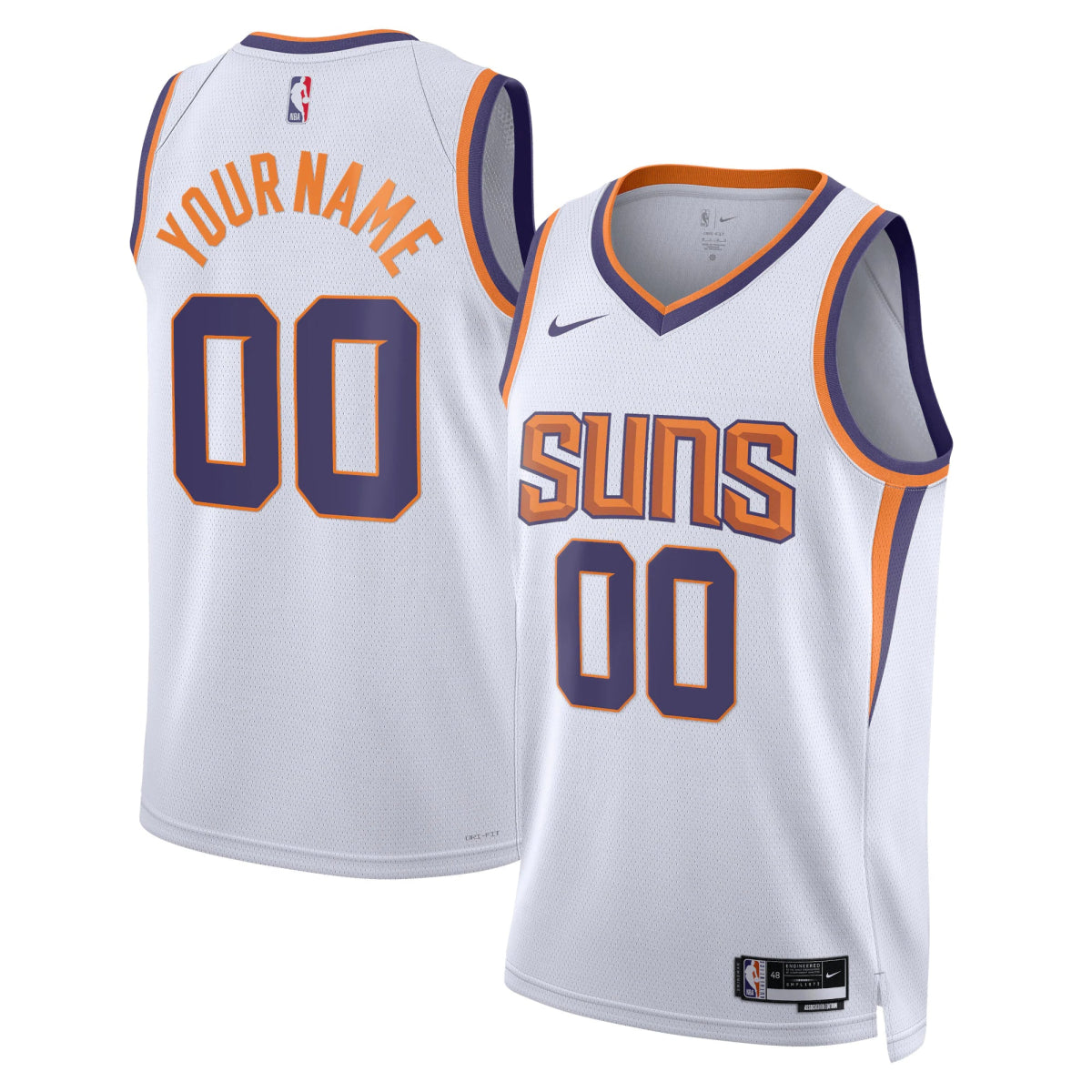 CUSTOM PHOENIX SUNS ASSOCIATION JERSEY - Prime Reps