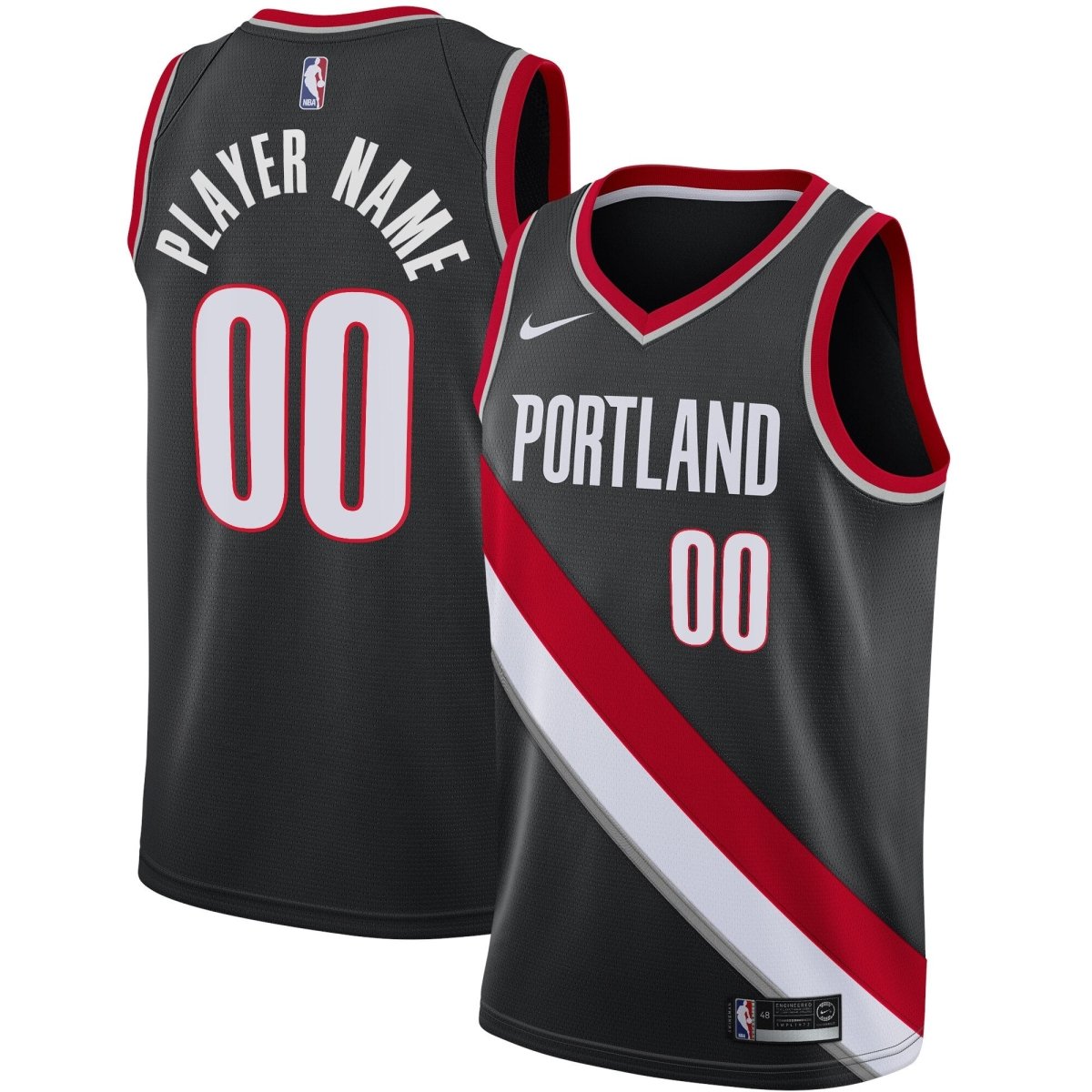 CUSTOM PORTLAND TRAIL BLAZERS ICON JERSEY - Prime Reps