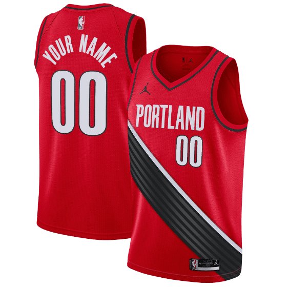 CUSTOM PORTLAND TRAIL BLAZERS STATEMENT JERSEY - Prime Reps