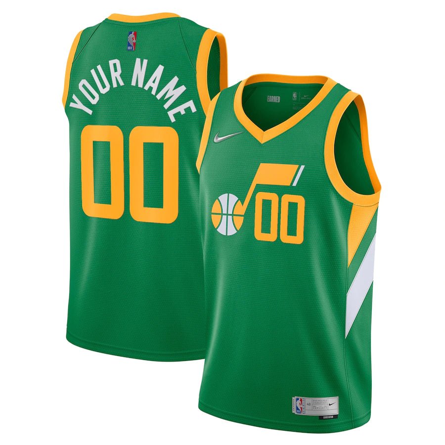 CUSTOM UTAH JAZZ 2020-21 EARNED EDITION JERSEY - Prime Reps