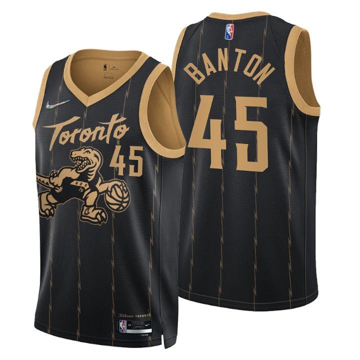 DALANO BANTON TORONTO RAPTORS 2021-22 CITY EDITION JERSEY - Prime Reps