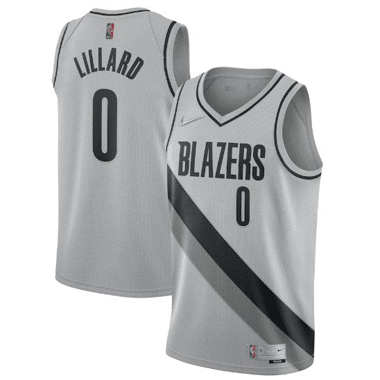 DAMIAN LILLARD PORTLAND TRAIL BLAZERS 2020-21 EARNED EDITION JERSEY - Prime Reps