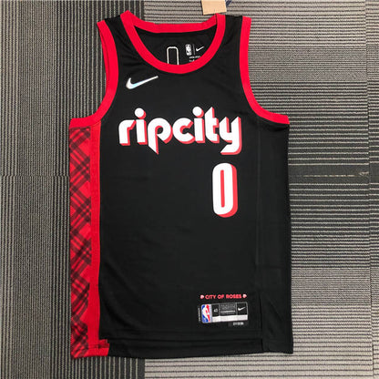 DAMIAN LILLARD PORTLAND TRAIL BLAZERS 2021-22 CITY EDITION JERSEY - Prime Reps