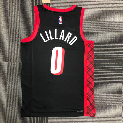 DAMIAN LILLARD PORTLAND TRAIL BLAZERS 2021-22 CITY EDITION JERSEY - Prime Reps