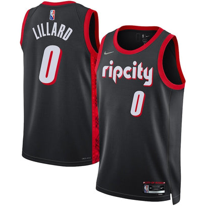 DAMIAN LILLARD PORTLAND TRAIL BLAZERS 2021-22 CITY EDITION JERSEY - Prime Reps