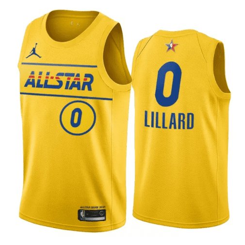 DAMIAN LILLARD PORTLAND TRAIL BLAZERS 2021 ALL-STAR GAME JERSEY - Prime Reps