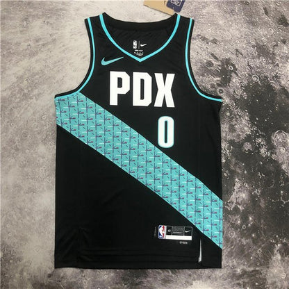 DAMIAN LILLARD PORTLAND TRAIL BLAZERS 2022-23 CITY EDITION JERSEY - Prime Reps
