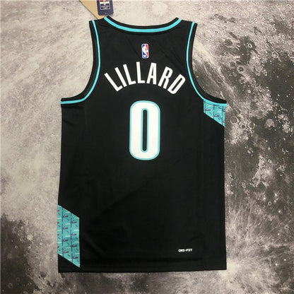 DAMIAN LILLARD PORTLAND TRAIL BLAZERS 2022-23 CITY EDITION JERSEY - Prime Reps