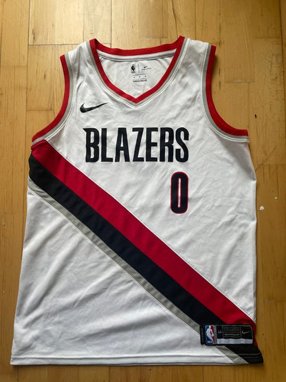 DAMIAN LILLARD PORTLAND TRAIL BLAZERS ASSOCIATION JERSEY - Prime Reps