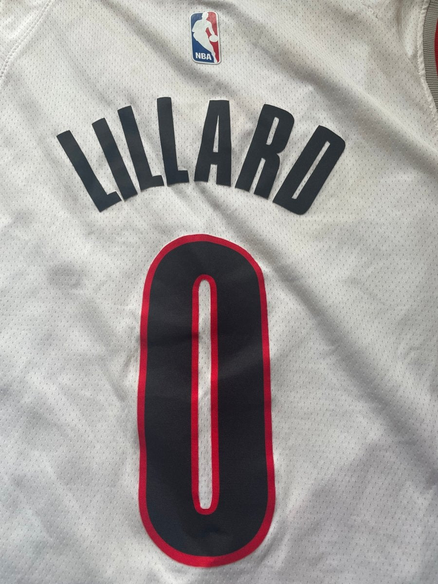 DAMIAN LILLARD PORTLAND TRAIL BLAZERS ASSOCIATION JERSEY - Prime Reps
