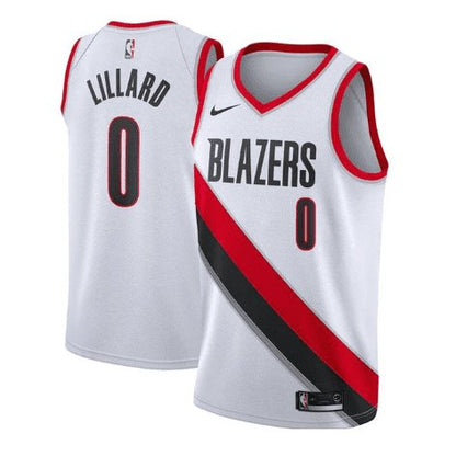 DAMIAN LILLARD PORTLAND TRAIL BLAZERS ASSOCIATION JERSEY - Prime Reps
