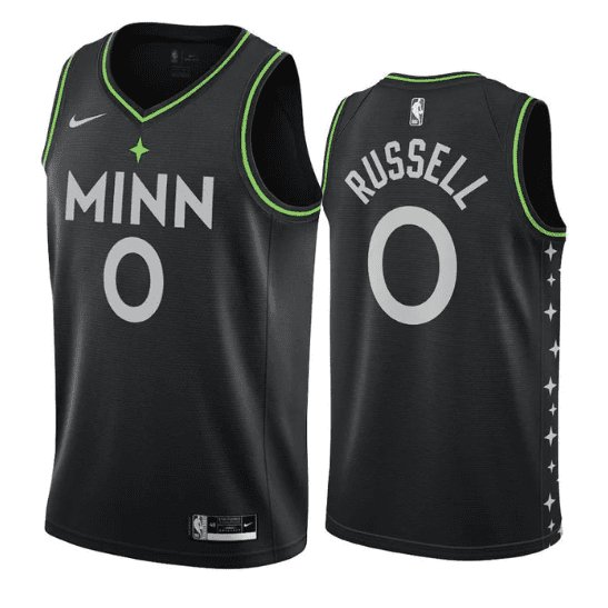D'ANGELO RUSSELL MINNESOTA TIMBERWOLVES CITY EDITION JERSEY - Prime Reps
