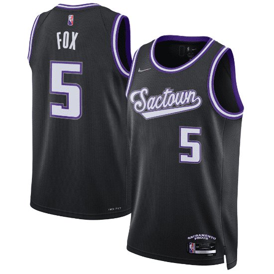 DE'AARON FOX SACRAMENTO KINGS 2021-22 CITY EDITION JERSEY - Prime Reps