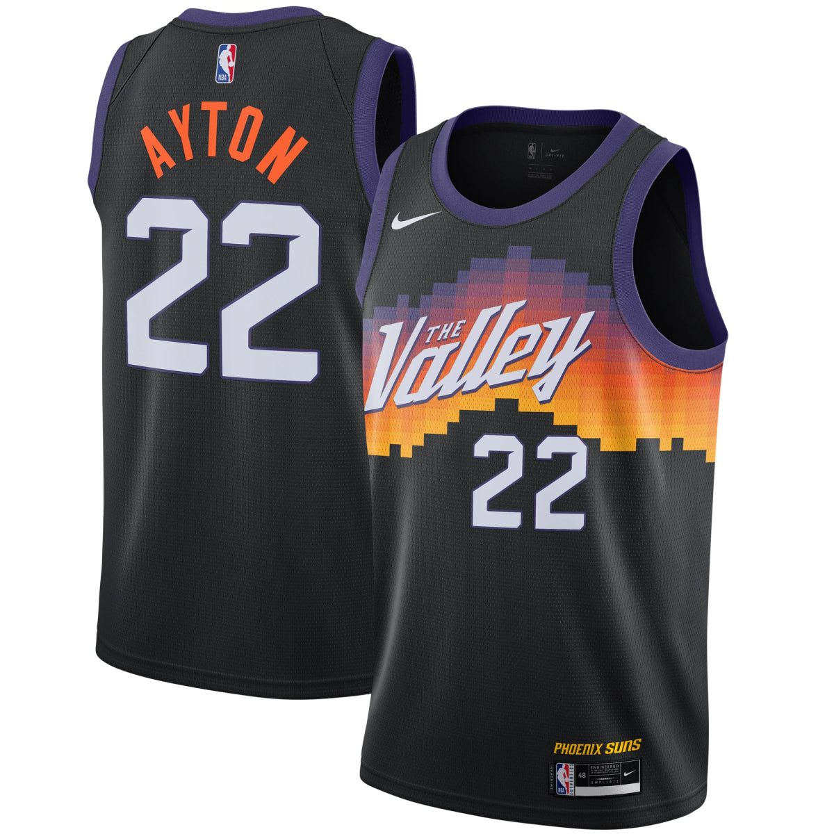 DEANDRE AYTON PHOENIX SUNS 2021-22 CITY EDITION JERSEY - Prime Reps