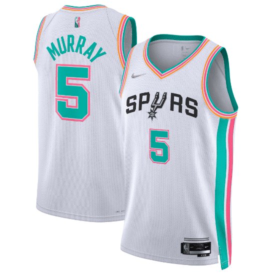 DEJOUNTE MURRAY SAN ANTONIO SPURS 2021-22 CITY EDITION JERSEY - Prime Reps
