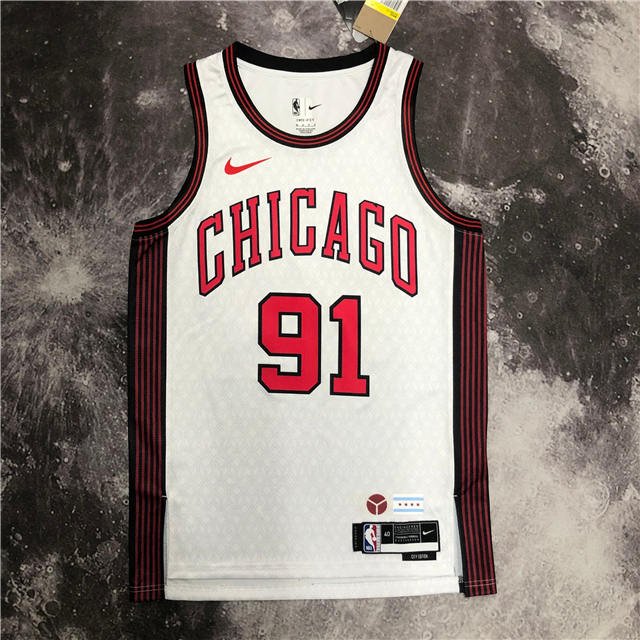DENNIS RODMAN CHICAGO BULLS 2022-23 CITY EDITION JERSEY - Prime Reps