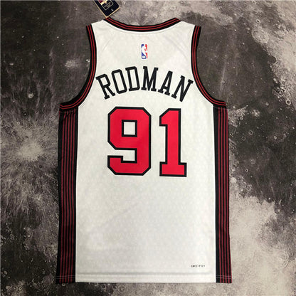 DENNIS RODMAN CHICAGO BULLS 2022-23 CITY EDITION JERSEY - Prime Reps