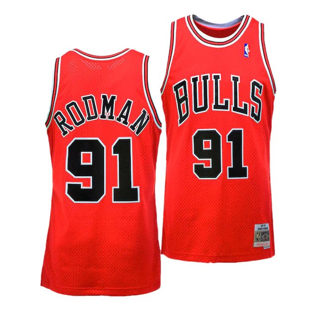 DENNIS RODMAN CHICAGO BULLS THROWBACK JERSEY - Prime Reps