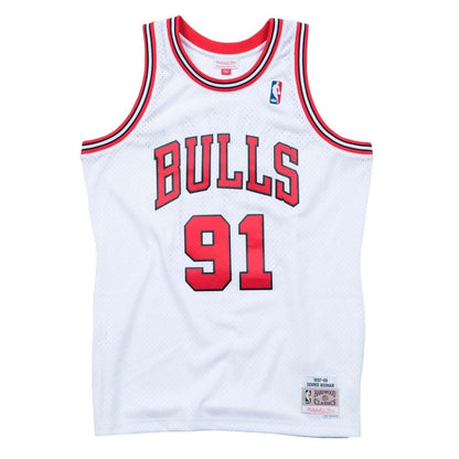 DENNIS RODMAN CHICAGO BULLS THROWBACK JERSEY (HEAT APPLIED) - Prime Reps
