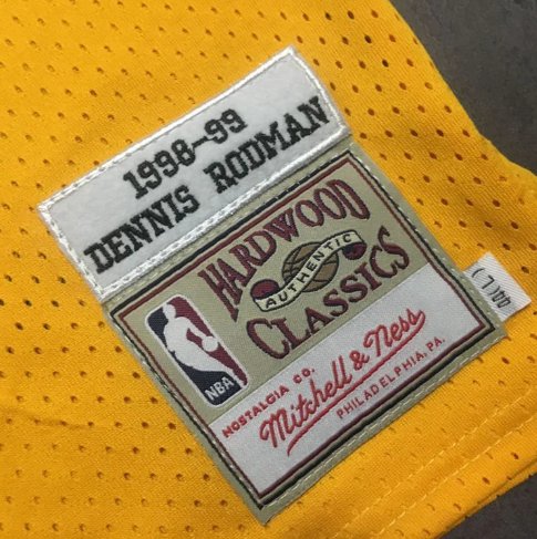 DENNIS RODMAN LOS ANGELES LAKERS THROWBACK JERSEY - Prime Reps